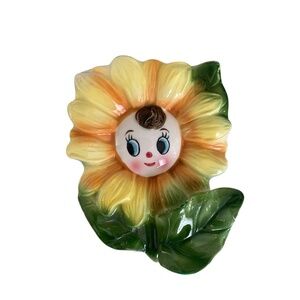 Vintage PY Japan Anthropomorphic Wall Pocket